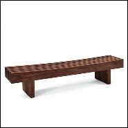 Banc avec structure en bois de noyer massif 154-Nipokawa