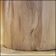 Colonne en bois pétrifié massif d'Indonésie PC-Petrified WC