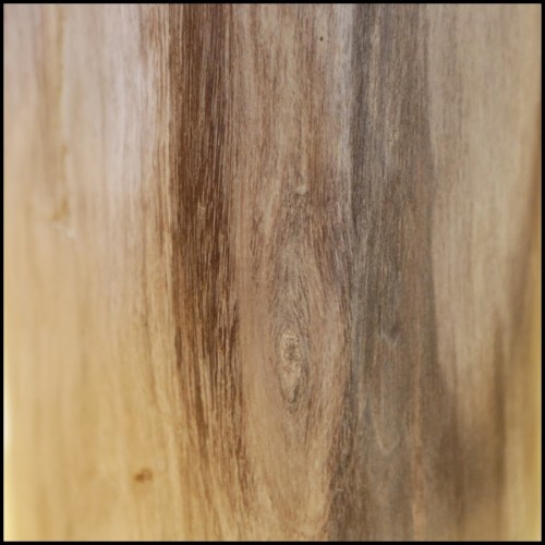 Colonne en bois pétrifié massif d'Indonésie PC-Petrified WC