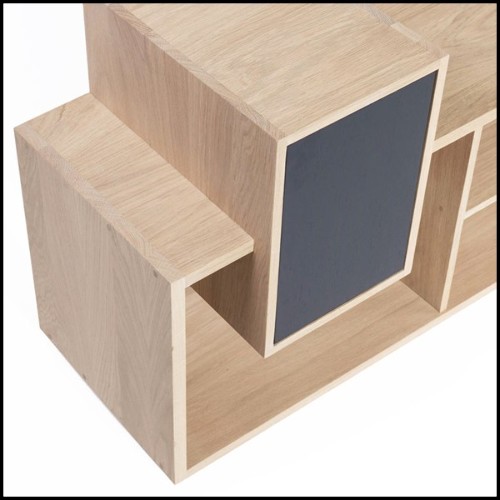 Meuble TV 100% en chêne massif français 112-Oak TV