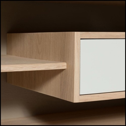 Sideboard 100% in solid French oak from sustainable forests in France 112-Oak TV