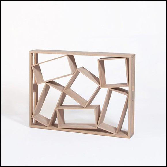 Console table 100% in French solid oak from sustainable forests in France 112-Mix