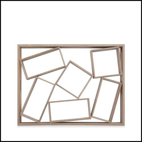 Console table 100% in French solid oak from sustainable forests in France 112-Mix