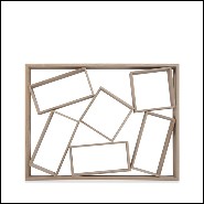 Console table 100% in French solid oak from sustainable forests in France 112-Mix