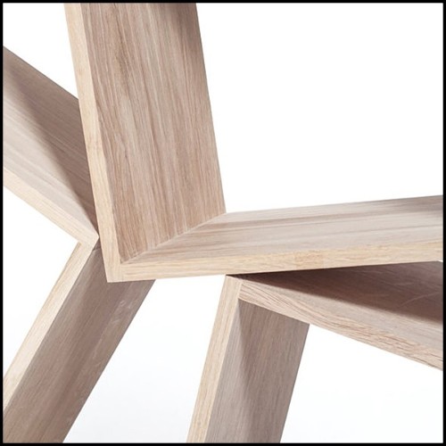 Console table 100% in French solid oak from sustainable forests in France 112-Mix