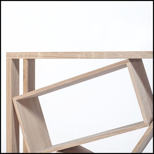 Console table 100% in French solid oak from sustainable forests in France 112-Mix