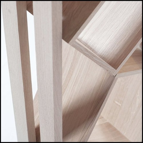 Console table 100% in French solid oak from sustainable forests in France 112-Mix