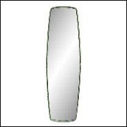 Mirror with mirror glass and metal frame in vintage finish 162-Sticky