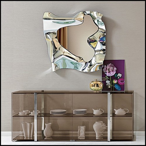 Miroir de courtoisie en métal - La Maison Pernoise