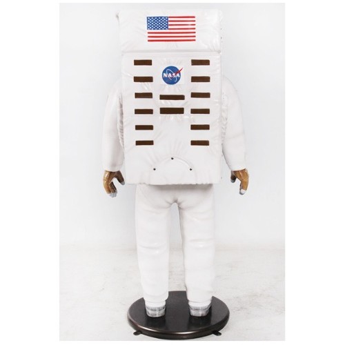 Sculpture astronaute américain NASA grandeur nature en résine PC-US Astronaut NASA