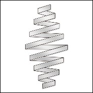 Miroir avec bords en bois massif finition tabac 119-Ribbon Master