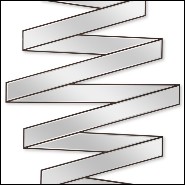 Miroir avec bords en bois massif finition tabac 119-Ribbon Master