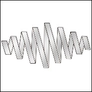 Miroir avec bords en bois massif finition tabac 119-Ribbon Master