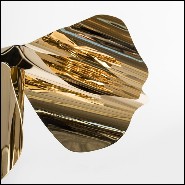 Suspension en acier inoxydable finition Gold 24 carats 107-Popy