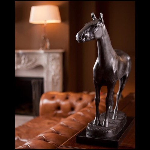 Sculpture 24 - Horse - Cheval cabré - Pacific Compagnie.