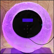 Horloge lunaire en cristal Baccarat fabriquée en France en 2018 PC-Lunar Clock