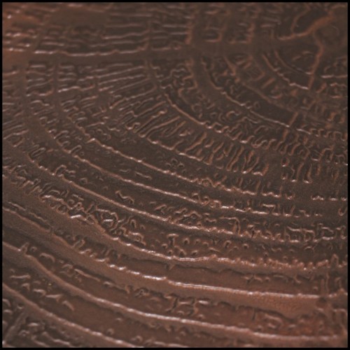 Table d'appoint en céramique noire fabriquée à la main 145-Heaven Black