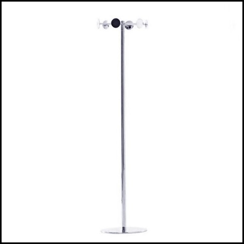 Coat hanger in forged metal and gold plated with 24 karat 107-Golded Chrome