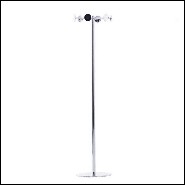 Coat hanger in forged metal and gold plated with 24 karat 107-Golded Chrome