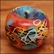 Sculpture en céramique fabriqués à la main PC-Apple Graffiti C