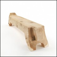 Banc avec structure en bois de cèdre massif 154-Hound Dog