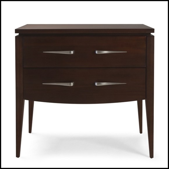 Side table or nightstand in solid mahogany wood 119-Cheraton