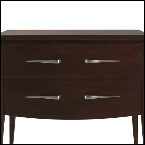 Side table or nightstand in solid mahogany wood 119-Cheraton