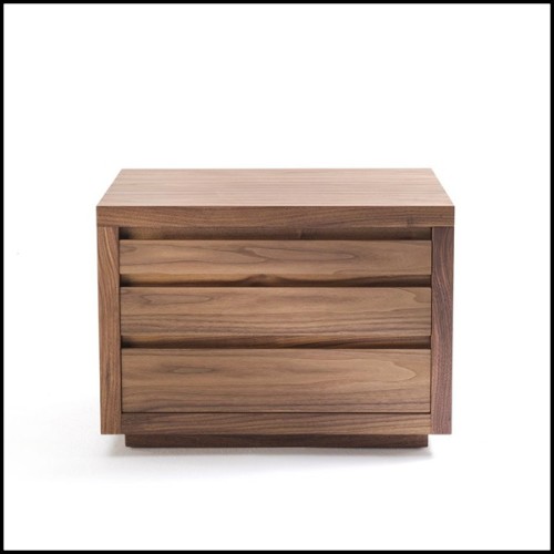 Nightstand or Side Table made with solid walnut 154-Walnut