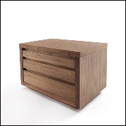 Nightstand or Side Table made with solid walnut 154-Walnut