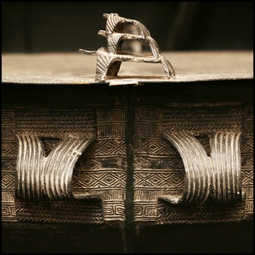 Rain Drum in solid bronze blackened from Cambodia temples 38-Rain Drum 2