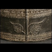 Rain Drum in solid bronze blackened from Cambodia temples 38-Rain Drum 2