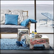 Tabouret avec toute la structure en aluminium poli 30-Alu Fusion