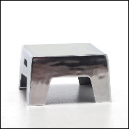 Table d'appoint avec structure en aluminium poli 30-Alu