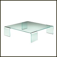 Table basse en verre courbé de 12 mm d'épaisseur 146-Curved Glass