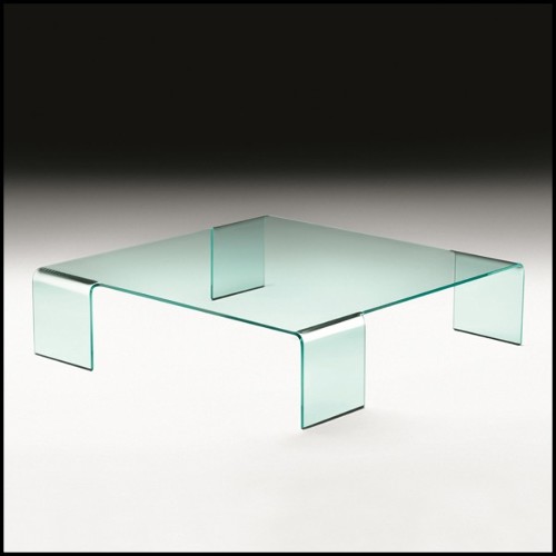 Table basse en verre courbé de 12 mm d'épaisseur 146-Curved Glass