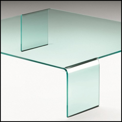 Table basse en verre courbé de 12 mm d'épaisseur 146-Curved Glass