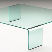 Table basse en verre courbé de 12 mm d'épaisseur 146-Curved Glass