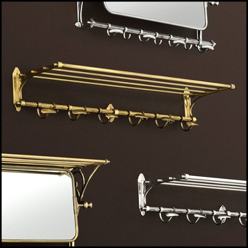 Porte manteaux 24-LAITON