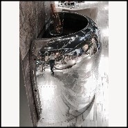 Reception desk made with a Beechcraft 18 air inlet 22-Beechcraft 18