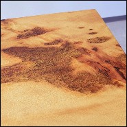 Table à manger avec plateau en bois massif Kauri PC-Kauri Wood and Resin