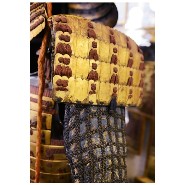 Armure de samouraï avec blason (Hira-Gaku) de Mori-Kawa PC-Samuraï Mori-Kawa