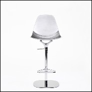 Bar stool needle swivel in polished aluminiumin chrome finish 107-Needle Swivel