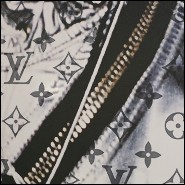 Photo with round pink neon led light 173-Astronaute Vuitton