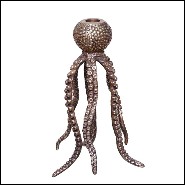 Chandelier en laiton massif finition laiton vintage 24-Pieuvre