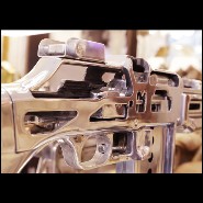 Browning Double Size Rifle Sculpture All Chromed  PC-Browning Rifle