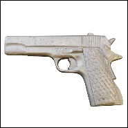 Sculpture réalisée par Philippe Perrin en 2000 PC-Revolver