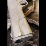 Sculpture réalisée par Philippe Perrin en 2000 PC-Revolver