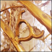 Set de deux Étagères avec signes du zodiaque sculptés PC-Zodiac Signs