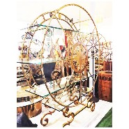 Set de deux Étagères avec signes du zodiaque sculptés PC-Zodiac Signs