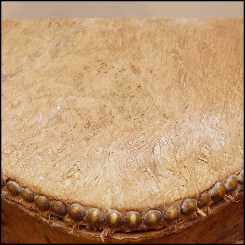 Commode avec structure en bois de hêtre massif avec lianes solides et pierre d'améthyste du Brésil PC-Amethyst Lianes